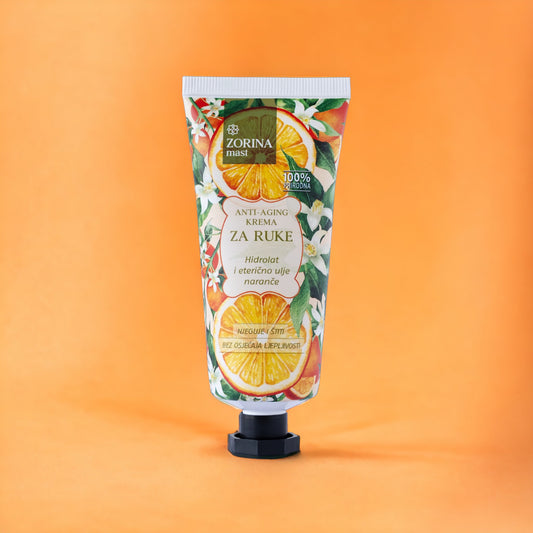 Anti-aging krema za ruke od naranče