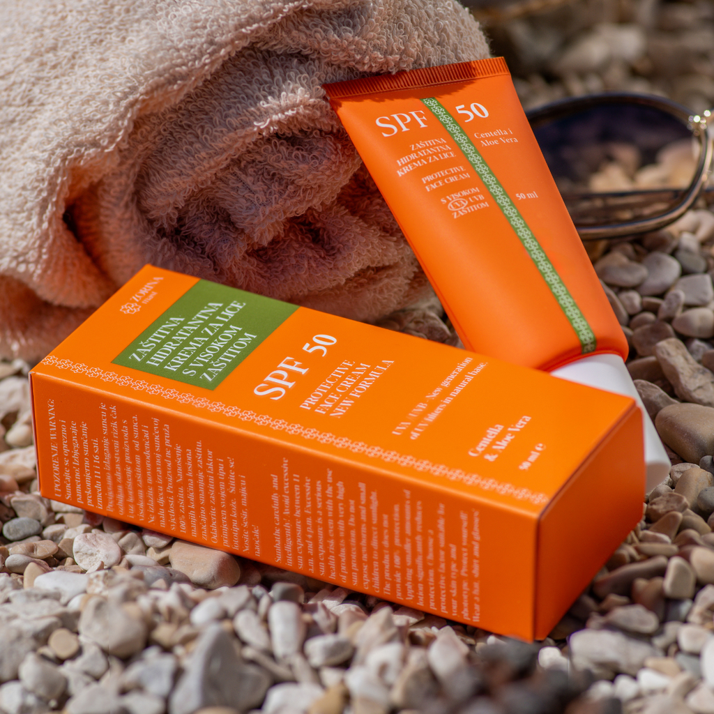 Zaštitna hidratantna krema za lice SPF 50