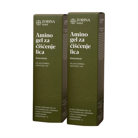 2x Amino gel za čišćenje lica