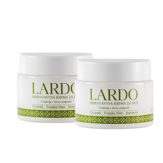2x Lardo hidratantna krema za lice
