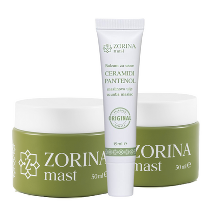 2x Zorina Mast Original + Balzam za usne