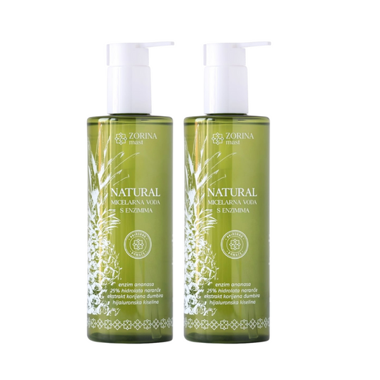 2x NATURAL micelarna voda s enzimima