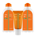 2x Losion za sunčanje SPF 50 + Zaštitna hidratantna krema za lice SPF 50